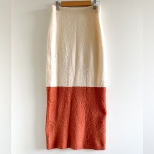 Free People Knit Colourblock Skirt